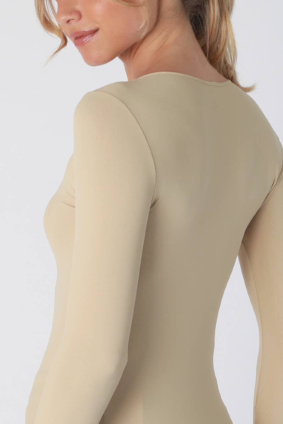 Niki Biki 3/4 Sleeve undershirt STONE