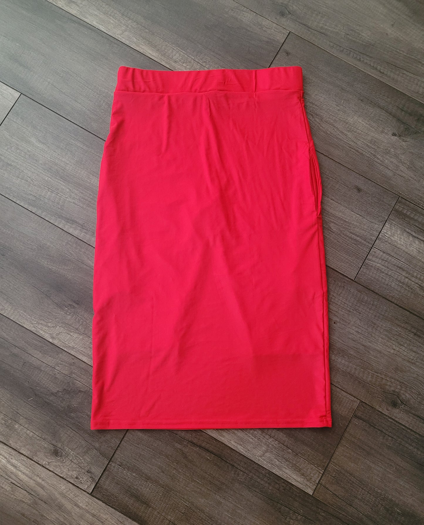 Women's Red Athletic/Swim Skirts