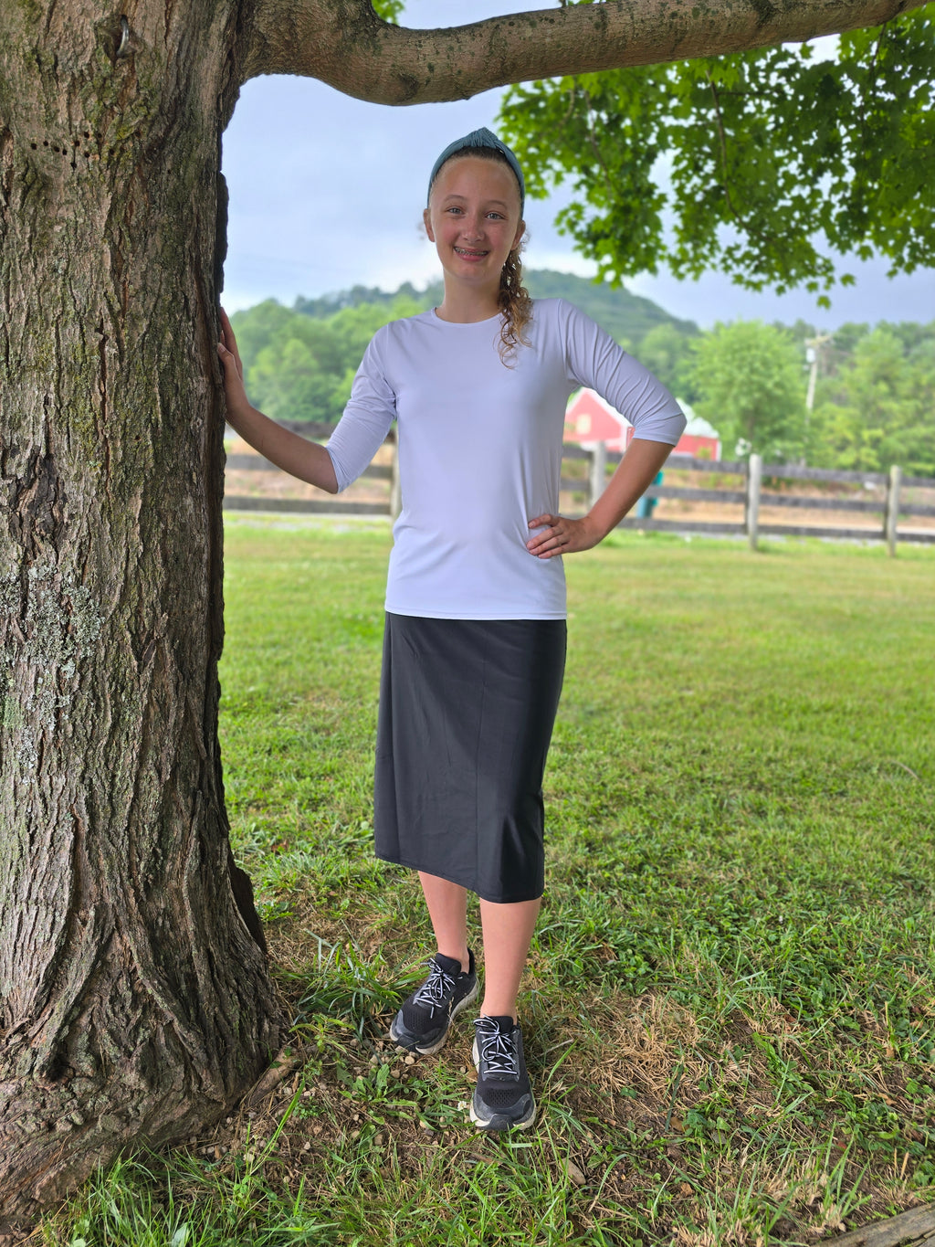 Women's White athletic Tops