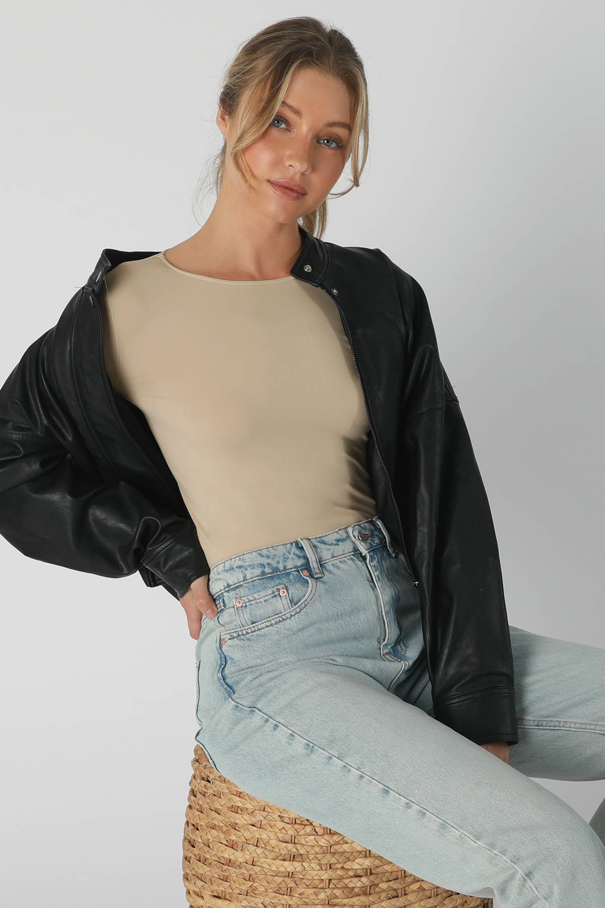 Niki Biki 3/4 Sleeve undershirt STONE