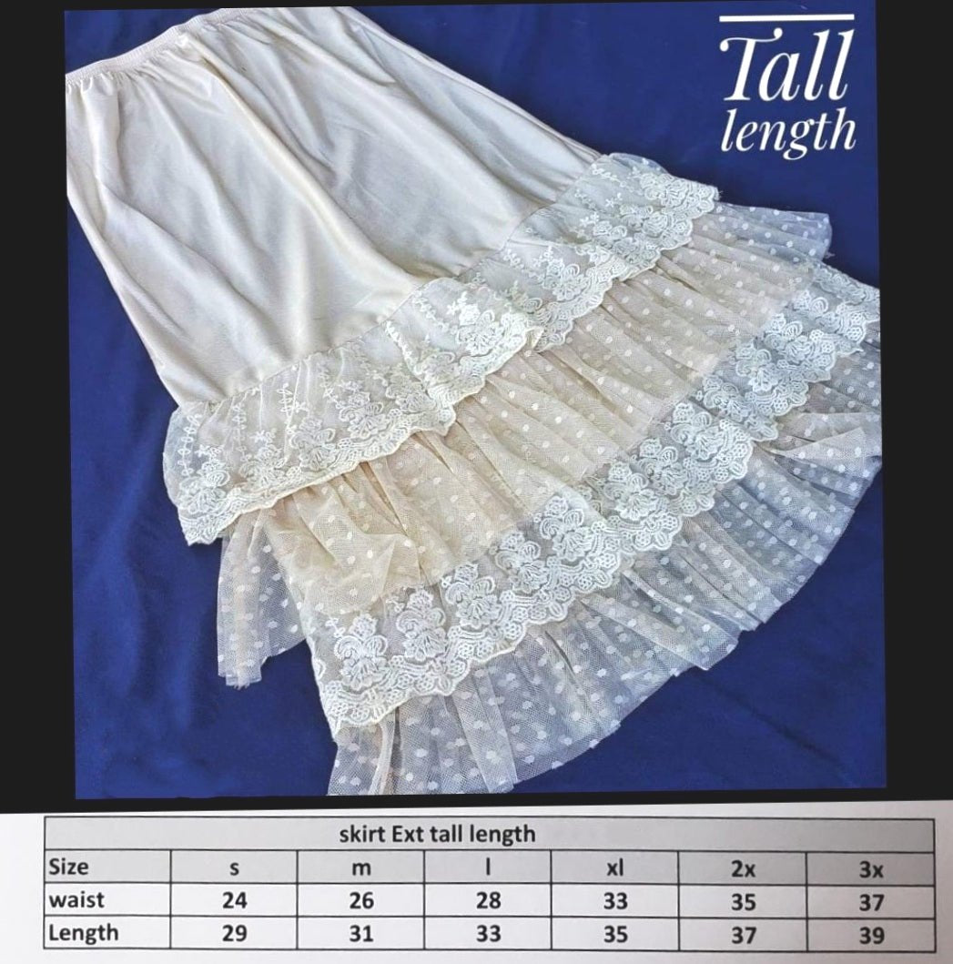 Ladies Long Luxe Slip Extenders