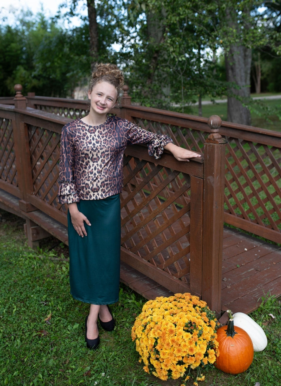 Ladies Forest Midi Skirts