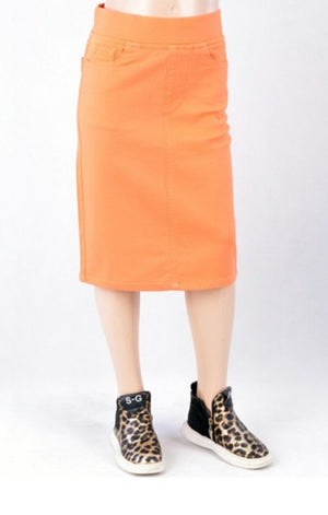 Girl's Creamsicle Denim Skirts