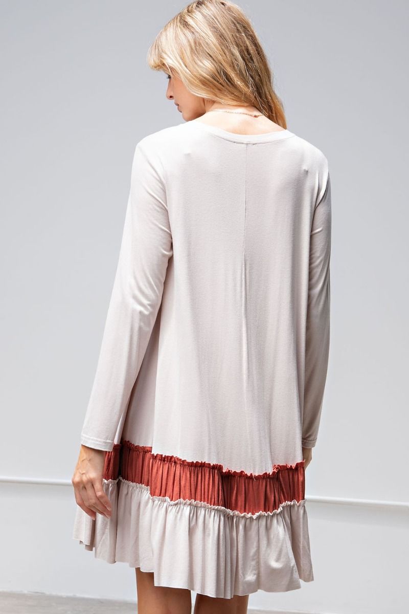 Tan and Rust Tunic