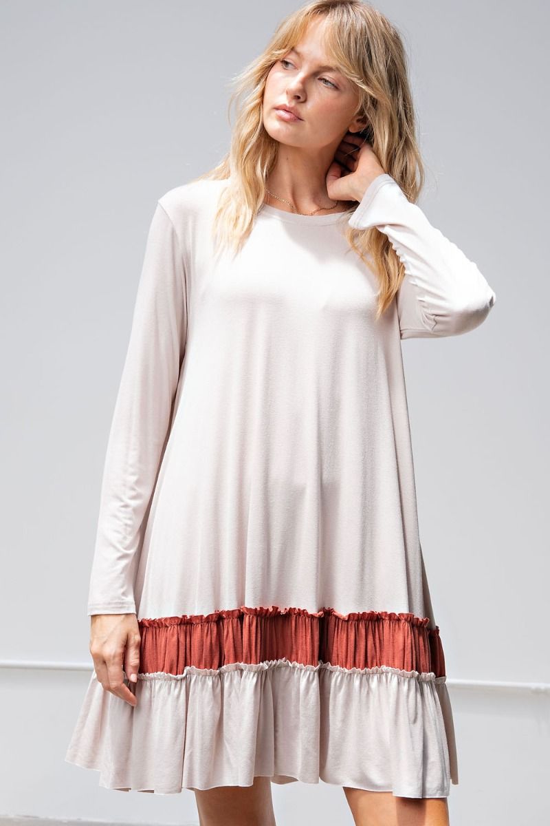 Tan and Rust Tunic