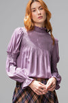 Purple Smocked Easel Top