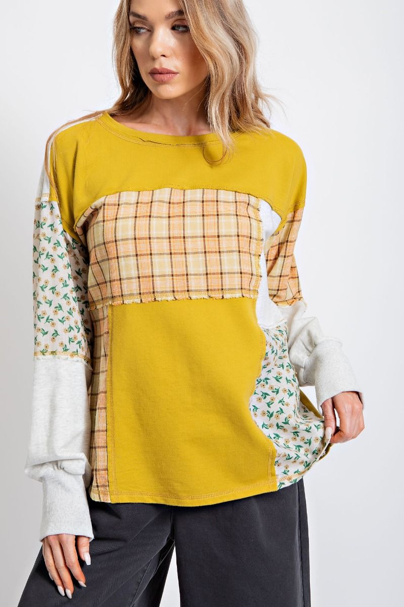 Plaid Boho Easel Top