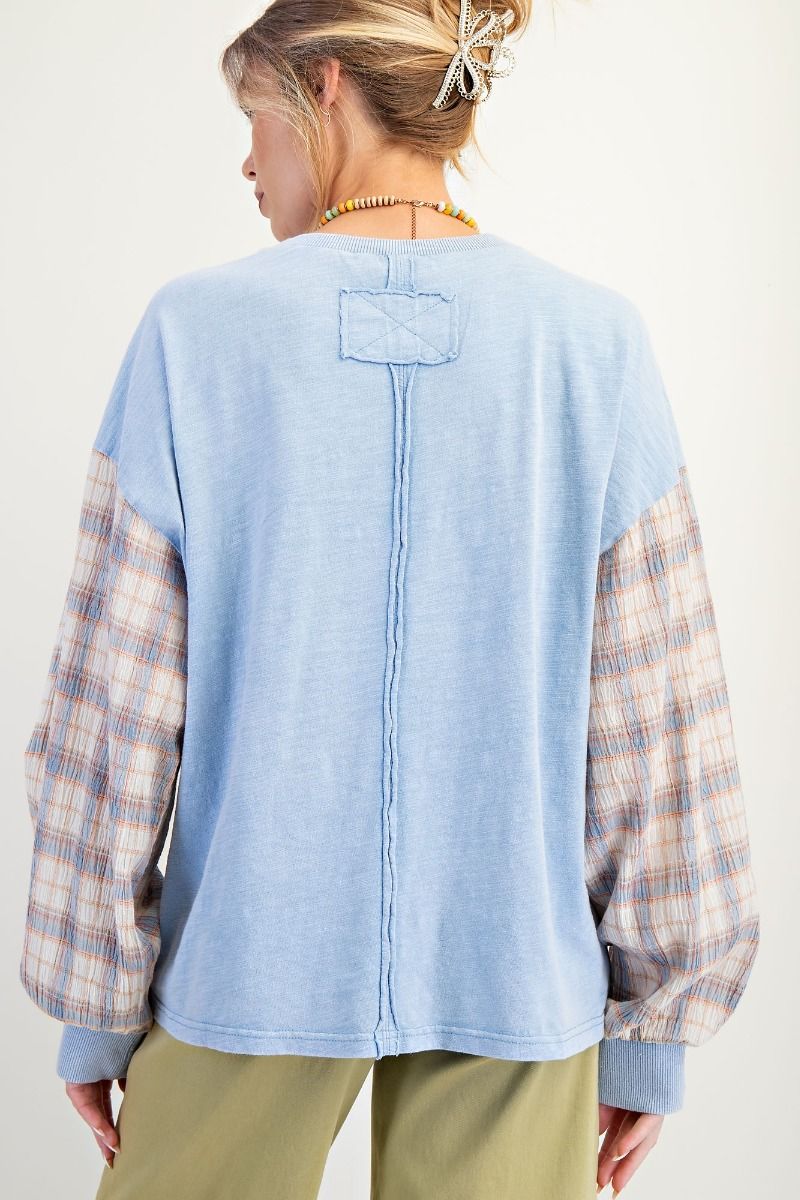 Boho Blue Easel Top