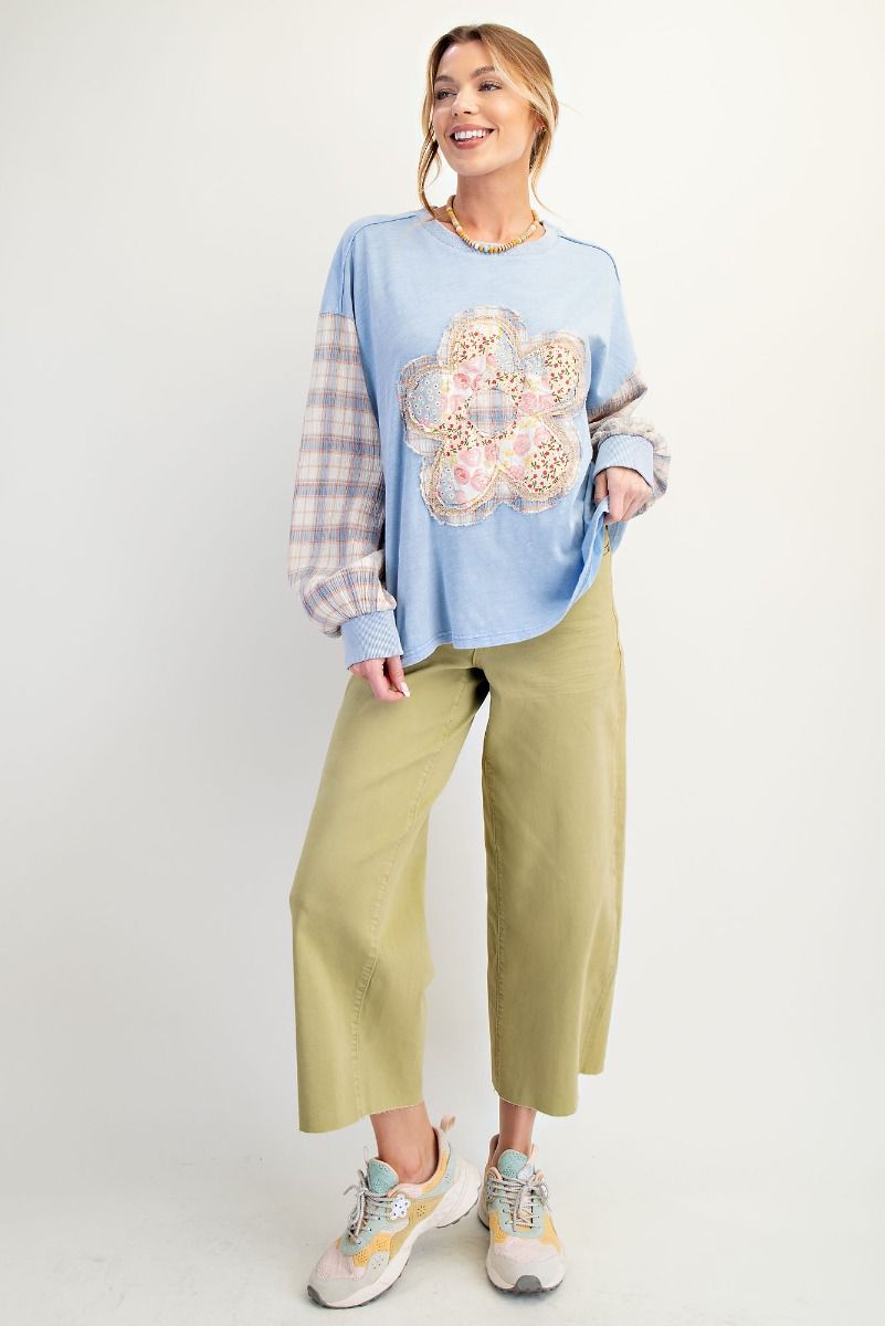 Boho Blue Easel Top