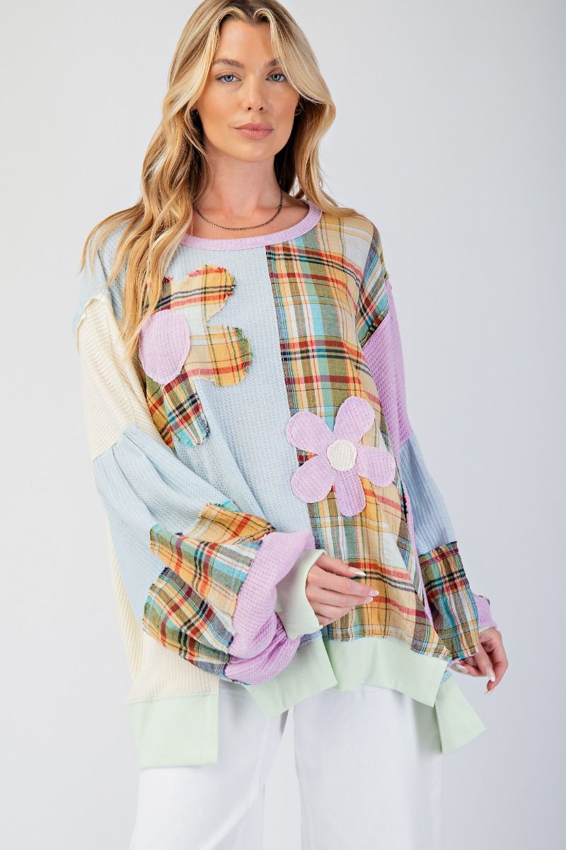 Baby Blue Boho Megan Top
