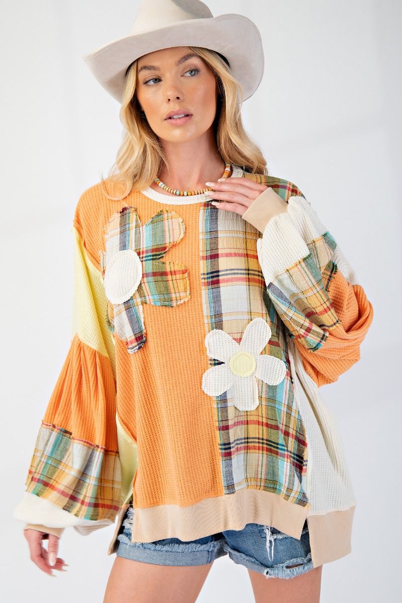 Orange Boho Megan Top