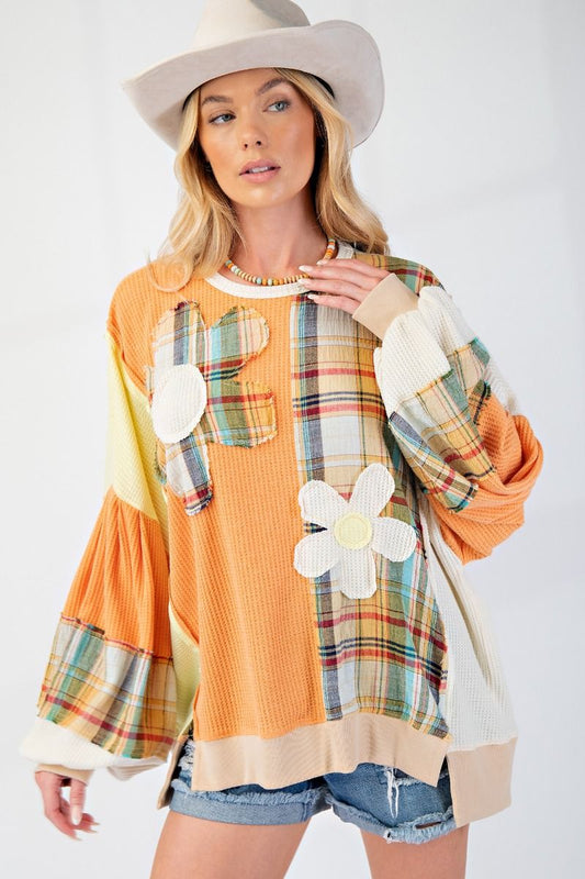 Orange Boho Megan Top