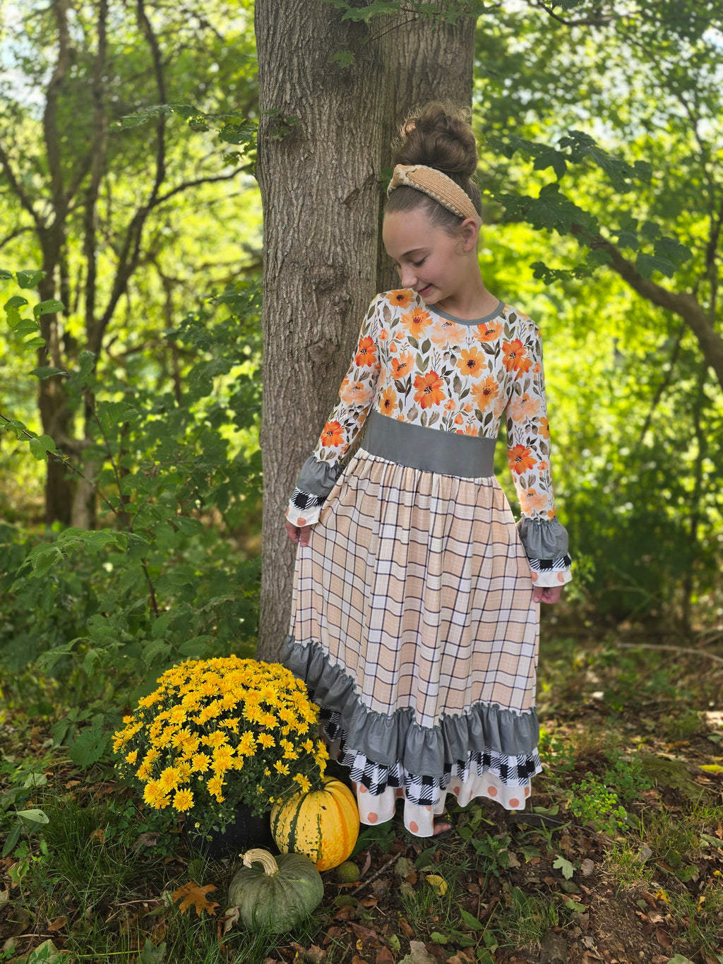 Girl's Fall Plaid Sadie Dress