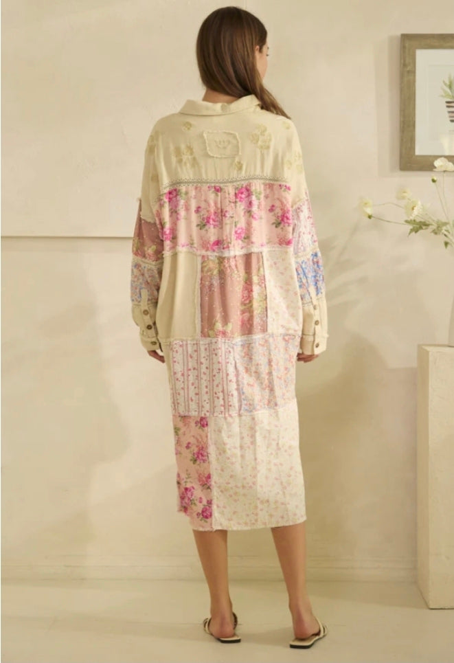 Oli & Hali Patchwork Floral dress