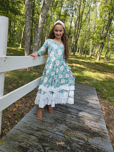 Mint Floral Oopsie Daisy Dress