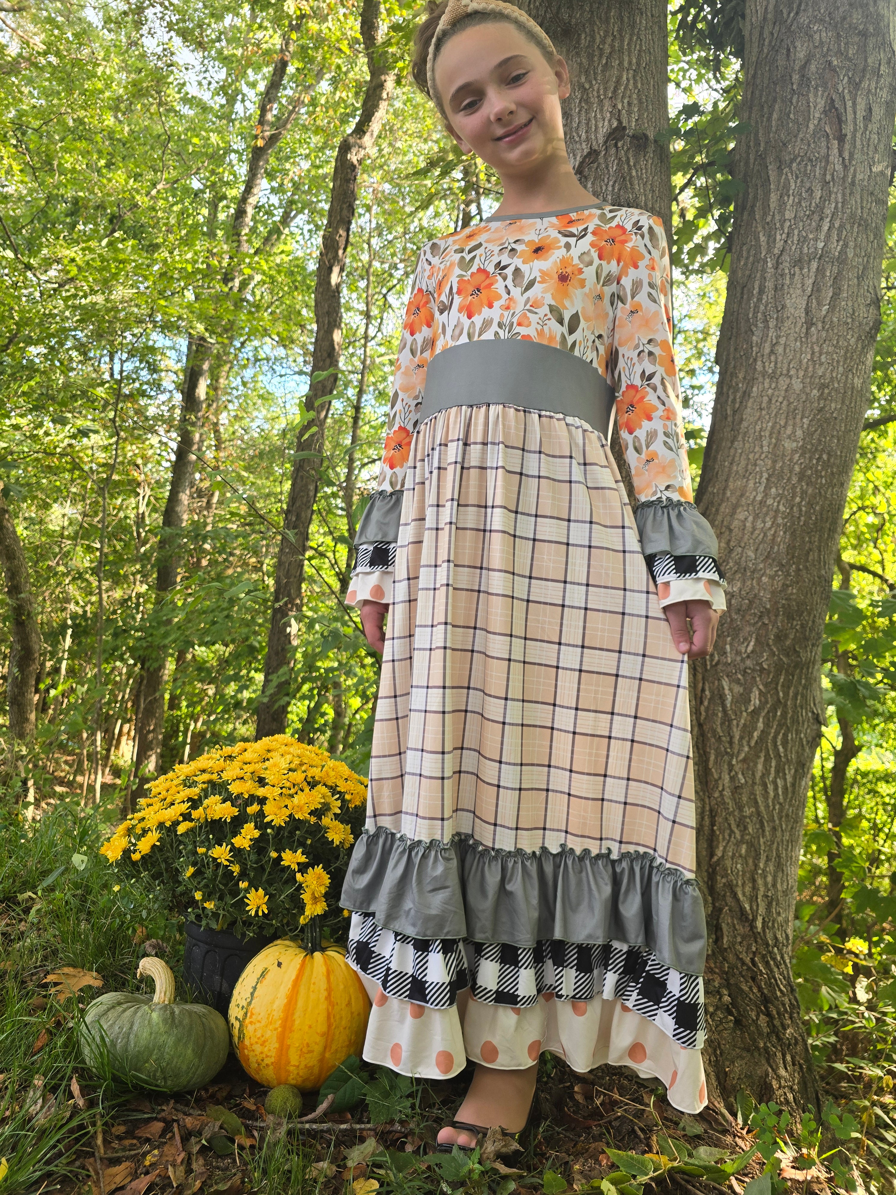 Girl's Fall Plaid Sadie Dress