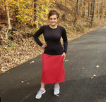 Women's Red Athletic Skirts