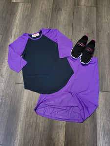 Girl's purple Athletic Tops