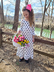 Girl's Polka Dot Layering Dress