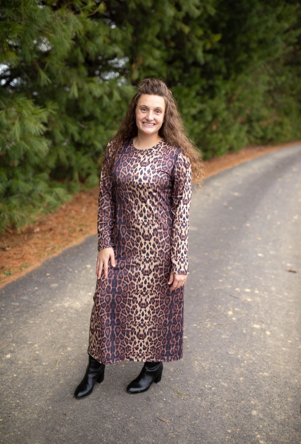 Ladies Leopard Layering Dresses